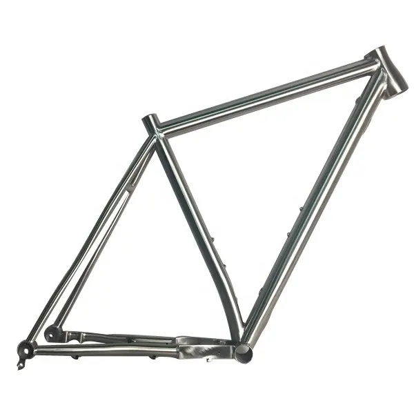 Waltly 650B titanyum bisiklet gövdesi ile viraj seatstay