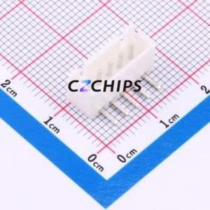 BX-XH2.54-5PWZ Wire-to-Board Pin Header Bent Lead Through Hole,P=2.54mm Connector 1x5P 2.5mm Right Angle Insert XH - Product Image 1