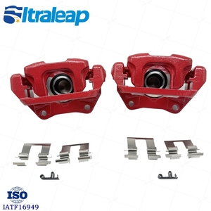 19B6446 19B6447 Pinza de freno de disco roja trasera LH y RH con soportes para Honda <span class=keywords><strong>Odyssey</strong></span> 2011-2017 V6 3.5L Mini furgoneta de pasajeros - Product Image 4