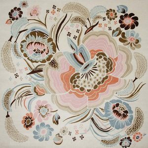 Designer <b>Rugs</b> Garden Party Hand Tufted New Zealand Wool Carpet with Artistic Floral Pattern for Living Room Bedroom and Hotel - Product Image 2