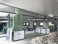 Machines de recyclage et de cardage pour les déchets textiles, les vêtements en jean, les déchets de tapis, pour transformer les déchets en fibres de filature
