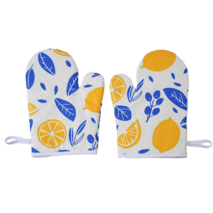 उच्च गुणवत्ता वाली कस्टम मुद्रित महिला एप्रोन लोगो खाना पकाने का पैटर्न ओवन माइट्स रसोई कपास चाय तौलिया व्यक्तिगत सेट - Product Image 4