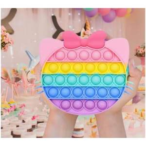 Jouets sensoriels licorne à bulles (28 bulles chacun) en silicone, portables, mignons, forme de dessin animé, Italie SC ECOMMERCE - Product Image 5