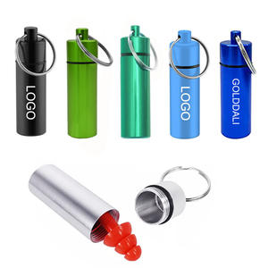 سدادات أذن بشعار مخصص لإلغاء الضوضاء مع علبة معدنية قابلة لإعادة الاستخدام - Product Image 5