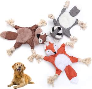 2025 yeni Trend gıcırtılı oyuncaklar hiçbir doldurma dayanıklı peluş sürdürülebilir çevre dostu eğitim çiğnemek oyuncaklar için küçük Pet - Product Image 1