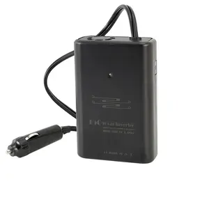 Multifunctional car inverter 150W Dc to Ac power inverter with USB port portable car inverter