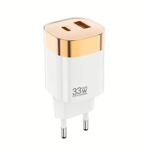 Global Compatibility GaN <b>Type</b>-<b>C</b> <b>Adapter</b> Charger 35w PD Charger US EU UK Wall <b>Plug</b> Universal 27W USB <b>Adapters</b> for Phone 16 15 14 - Product Image 5