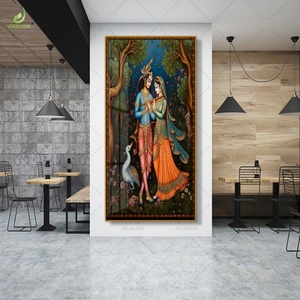 Decoración de Hogar de Lujo con Cuadros Impresos en Lienzo de Alta Definición, Decoración de Porcelana con Cristales y Murales LED - Product Image 5