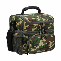 Sac Isotherme Léopard Camouflage Double Couche en Polyester Résistant à l'Eau avec Sangle Réglable – Fabrication Personnalisée