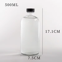 Lege Eiffeltoren Gevormde 350Ml Kleine Mini 60Ml Parfum Alcoholpers 1.7 Oz Glazen Fles Plat Voor Alcohol