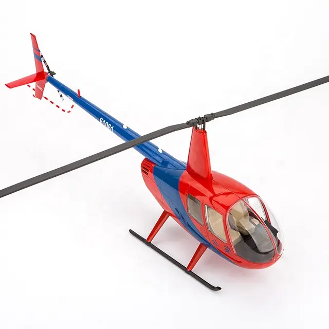 CM-A033 Helikopter Model R44 Logam Mainan Mobil Pesawat Terbang 1:32