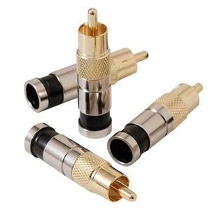 Connettore RCA Maschio e Femmina in Metallo di Alta Qualità per Cavi Audio/Video Auto, Fornitura Diretta dal Produttore - Product Image 2