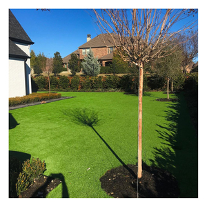 Js 40 mét vườn tự nhiên tổng hợp cỏ nhân tạo cảnh quan tổng hợp cỏ Turf màu xanh lá cây thảm cỏ thảm - Product Image 6