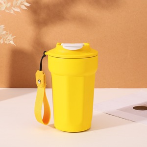 Double Walled Stainless Steel Vacuum Tumbler Insulated Coffee <b>Cup</b> Leakproof 2-in-1 <b>Straw</b> Spout Lid BPA Free 12-24hr Thermal - Product Image 2