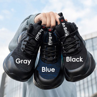 Chaussures de sécurité anti-impact, qualité allemande, tige respirante, semelle intérieure BK, semelle en caoutchouc, baskets de travail durables