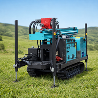 Foreuse hydraulique portative diesel SM300 pour puits d'eau, machine de forage de puits de 300 m