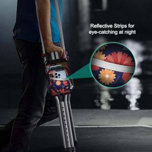 Muestra gratuita de organizador de almacenamiento resistente al agua, bolsa para accesorios de muletas con portavasos y bolsa con cremallera para muletas - Product Image 6