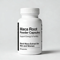 Complément Herbal en Gros : Capsules de Poudre de Racine de Maca pour l'Énergie et la Fertilité – Extrait de Maca Noire pour Hommes et Femmes