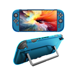 Étui de protection pour console Switch2 et manettes - Demi-étuis gauche/droite séparés avec améliorateur de préhension transparent (matériau PC) - Product Image 5