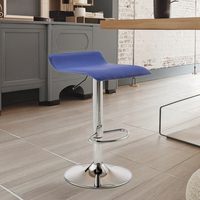 Tabouret de bar pivotant réglable de style industriel moderne, siège en cuir synthétique, aspect vieilli, pour café, salle à manger, cuisine