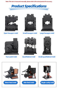 <span class=keywords><strong>Machine</strong></span> de sertissage de bornes semi-automatique silencieuse pour faisceaux de câbles, avec alimentation automatique et matrice OTP de précision - Product Image 3