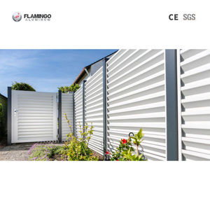 Valla Retráctil <span class=keywords><strong>Plegable</strong></span> de Aluminio para Exteriores con Función Eléctrica, Paneles de Privacidad Duraderos con Recubrimiento en Polvo - Product Image 5