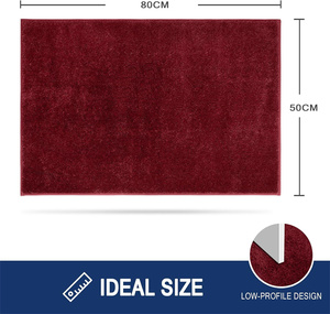 <span class=keywords><strong>Tapis</strong></span> d'entrée absorbant en microfibre tuftée, lavable, antidérapant, adapté aux animaux domestiques, pour Noël, extérieur, pour porte d'entrée - Product Image 2