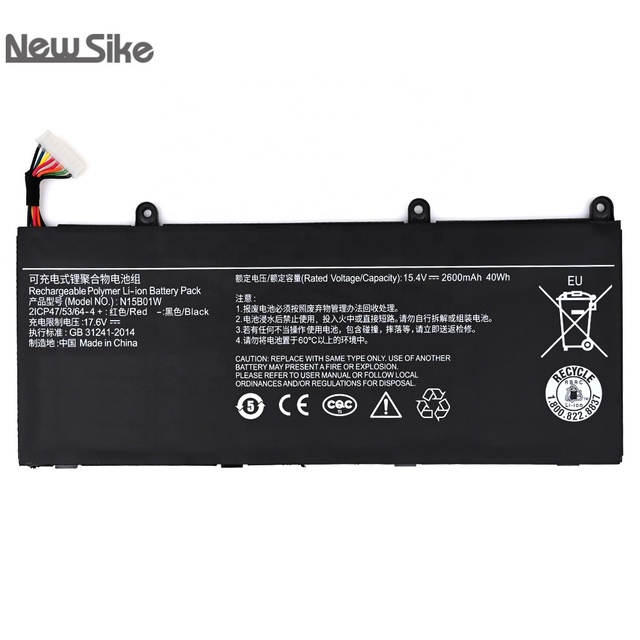 Laptop Battery N15B01W for Xiaomi Ruby 15.6" TiMi TM1703 TM1709 TM1802 TM1802-AA TM1802-AB TM1802-AC Laptop Battery N15B02W