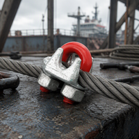 (Zinc Plated) Wire Rope Clips 12mm Drop Forged (Hot Galvanized) Wire Rope Clips Malleable Iron Stainless Steel Wire Rope Clips
