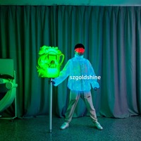 Costume de dragon lumineux à LED pour Halloween Fluorescent Performance Laser Dance Party Decorations Suit