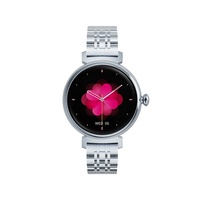 Reloj inteligente DM70 AMOLED para mujer, pantalla pequeña, 1,04 pulgadas, BT, llamada, oxígeno en sangre, Monitor de ritmo cardíaco, reloj inteligente de moda para mujer