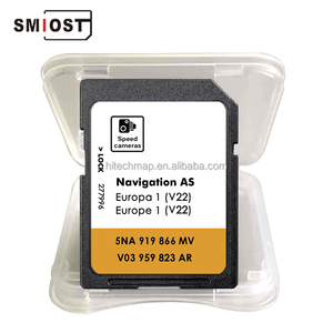 Carte mémoire SD de navigation CID pour VW AS V22 Europe CC Caddy Beetle, mise à jour de la carte GPS SMIOST - Product Image 1