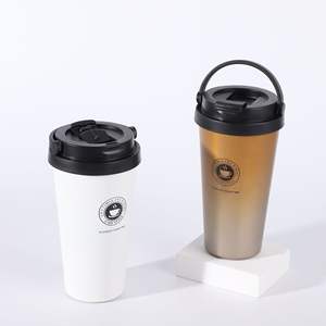Vaso Térmico Personalizado Ecológico de 500 ml (16 oz) con Tapa, Acero Inoxidable, Aislamiento Térmico de 6 a 12 Horas, Taza de Viaje Portátil - Product Image 1