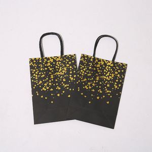Sac de shopping en papier blanc recyclé de luxe de haute qualité avec impression étoile pour cadeau promotionnel - Product Image 5