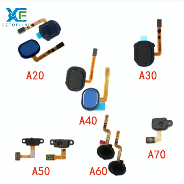 Original Home Button Flex S4 S5 S6 Edge Plus S7 Edge S8 S9 S10 S20 S21 Plus ultra Fingerprintes Sensor for samsung Galaxy
