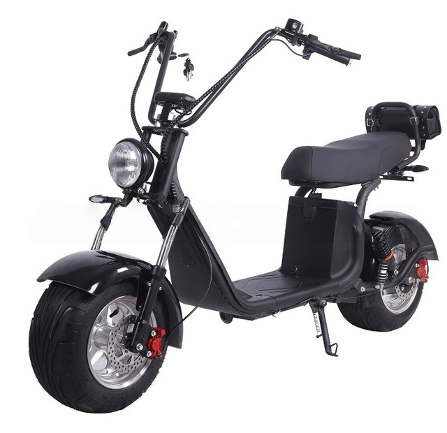 Citycoco 2000W 12AH E Chopper New Style Fat Tire Electric Scooter with Two Batteries Smart and Digital for Adults