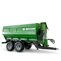 Remorque de transport de céréales haute performance - Remorque tractée par un tracteur pour l'apport d'engrais et le stockage de céréales pour une récolte efficace