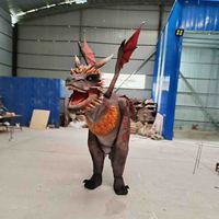 Costume interactif de dragon mouche mécanique grandeur nature de qualité musée