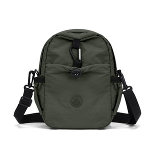 Casual Simple Crossbody Bag Water Repellent Lightweight Nylon Vertical Square Unisex Shoulder Bag For Everyday Outfits - Product Image 4
