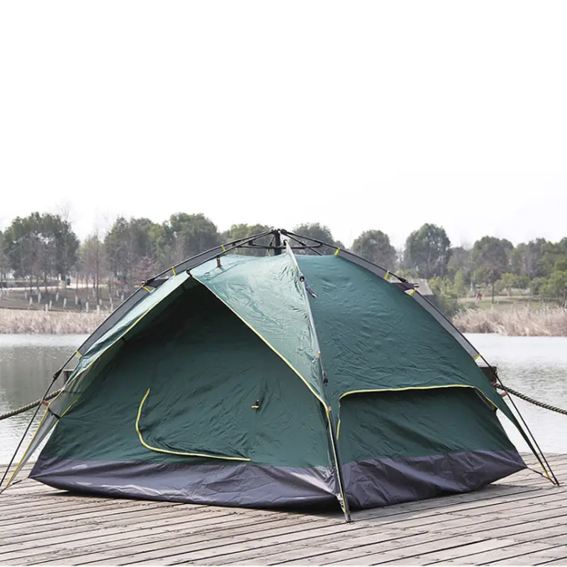 Luxe militaire custom print glamping koop 4 seizoen hot camping cube tent