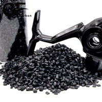 Granulés PA612-CF10 CARBONELE à faible absorption d'humidité, nylon 612 renforcé de fibres de carbone, noir, haute résistance, pour guides de cannes à pêche