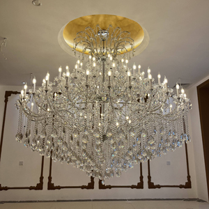 Nuovo <span class=keywords><strong>Lampadario</strong></span> a Sospensione <span class=keywords><strong>Rosa</strong></span> Stile Maria Teresa con Candele per Arredamento di Nozze e Soggiorno, <span class=keywords><strong>Lampadario</strong></span> di Lusso in Cristallo K9 - Product Image 2