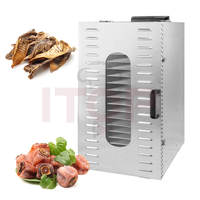 Groothandel Commerciële Kruid Thee Bloem Huisdier Voedsel Mini Fruit Droger 1500W Deshidratador 220V/110V De Alimentos lade Droger