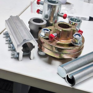 Accouplement <span class=keywords><strong>d</strong></span>'arbre en acier de haute qualité pour portes industrielles, accouplement <span class=keywords><strong>d</strong></span>'arbre pour <span class=keywords><strong>volet</strong></span> <span class=keywords><strong>roulant</strong></span> de garage, pour arbre tubulaire - Product Image 5