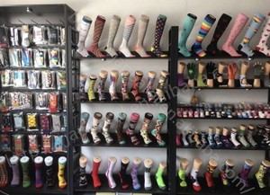 Носки для бега из нейлона высокого качества с индивидуальным логотипом, вязаные, унисекс, в стиле крю, для велоспорта - Product Image 4