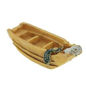Ornements de jardin Ocean Beach Résine Craft Micro Landscape Fairy Dollhouse Decorations <span class=keywords><strong>Miniature</strong></span> Boat - Product Image 5