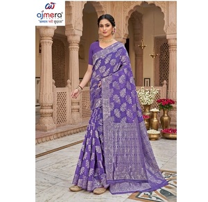Sari de Seda Étnico Tradicional de India y Pakistán para Mujer, Tela Suave de Primera Calidad, Secado Rápido, para Todas las Temporadas, Fiestas, Bodas, Festivales, Moda - Product Image 5