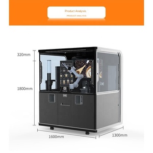 Brazo mecánico Máquinas expendedoras de café Robot Arm <span class=keywords><strong>Cafe</strong></span> Quiosco de café colaborativo no tripulado - Product Image 2