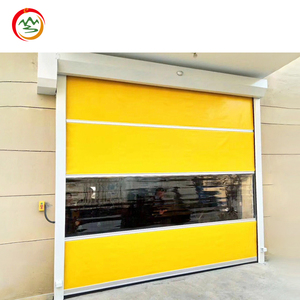 Puerta de alta velocidad de PVC de diseño moderno, puerta rápida de rodadura rápida para almacenes, precio directo de fábrica OEM, característica a prueba de viento - Product Image 2