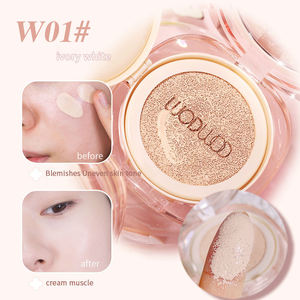 Fond de Teint Hydratant Rose Effet Coussin à Marque Blanche avec Houpette pour une <span class=keywords><strong>Couvrance</strong></span> Totale et Hydratante – Crème <span class=keywords><strong>CC</strong></span> Air Cushion - Product Image 2